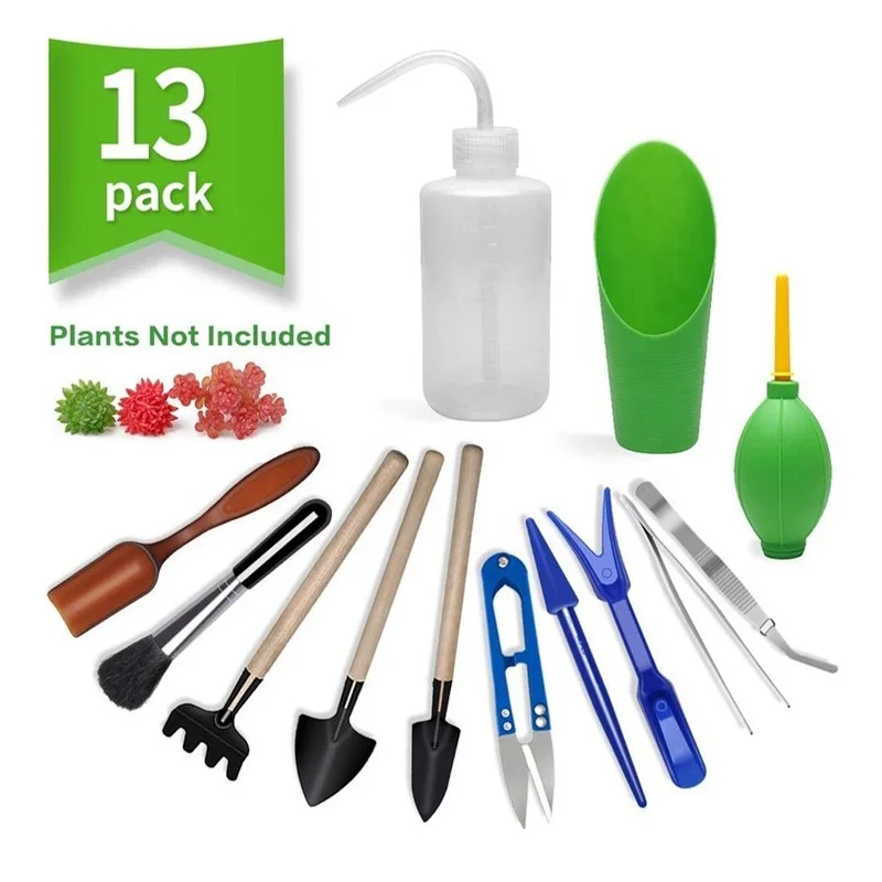 Gardening Tools Bundle - 13Pcs Garden Planter Kit DIY Sowing