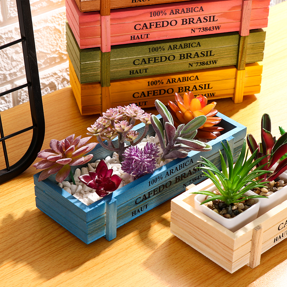 Natural Wooden Flowerpot Garde - Gardening Tools Vintage recensie en prijs