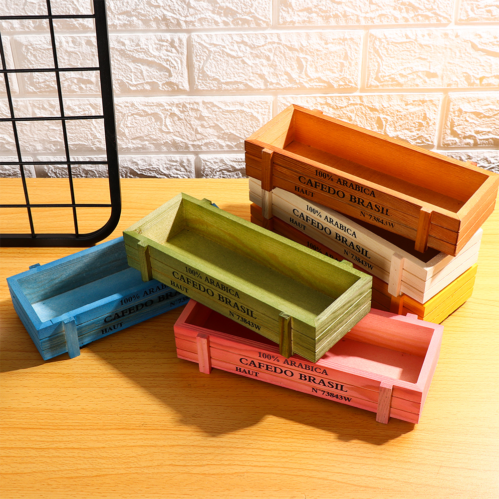 Natural Wooden Flowerpot Garde - Gardening Tools Vintage recensie en prijs
