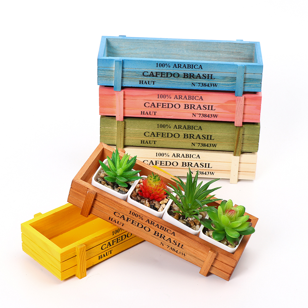 Natural Wooden Flowerpot Garde - Gardening Tools Vintage recensie en prijs