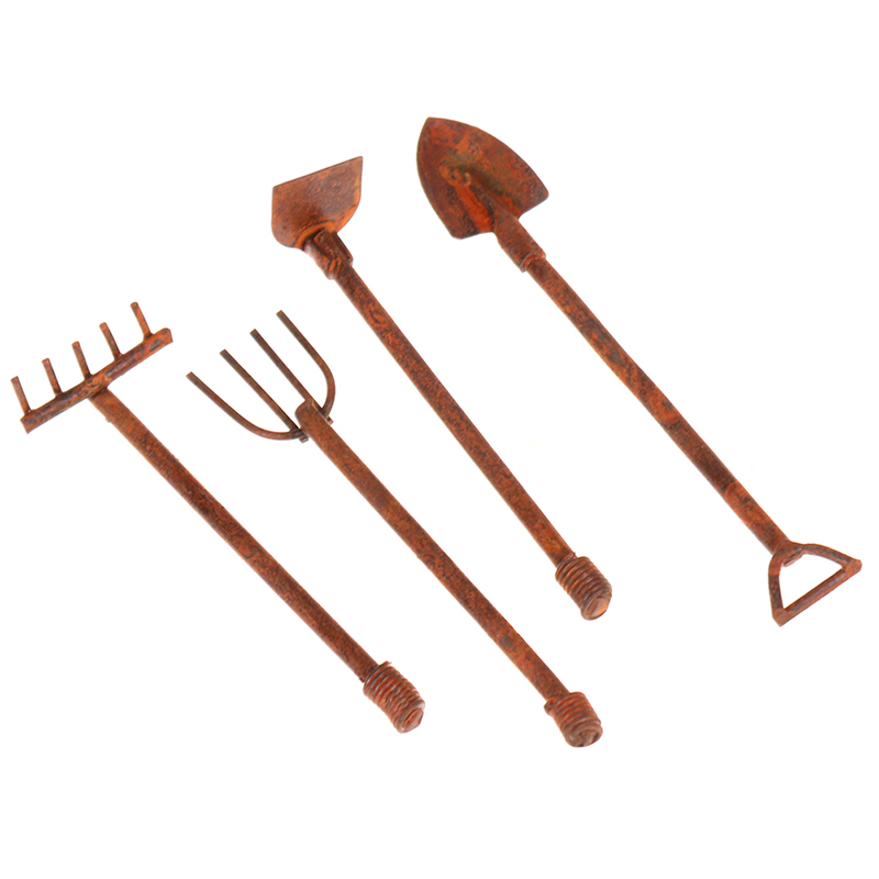 1:12 Scale Dollhouse Miniature - Gardening Tools Shovel recensie en prijs