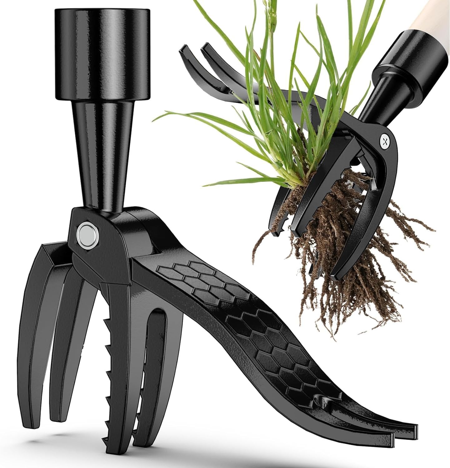 Stand Up Weed Puller Tool Deta - Grass Seed Spreader recensie en prijs
