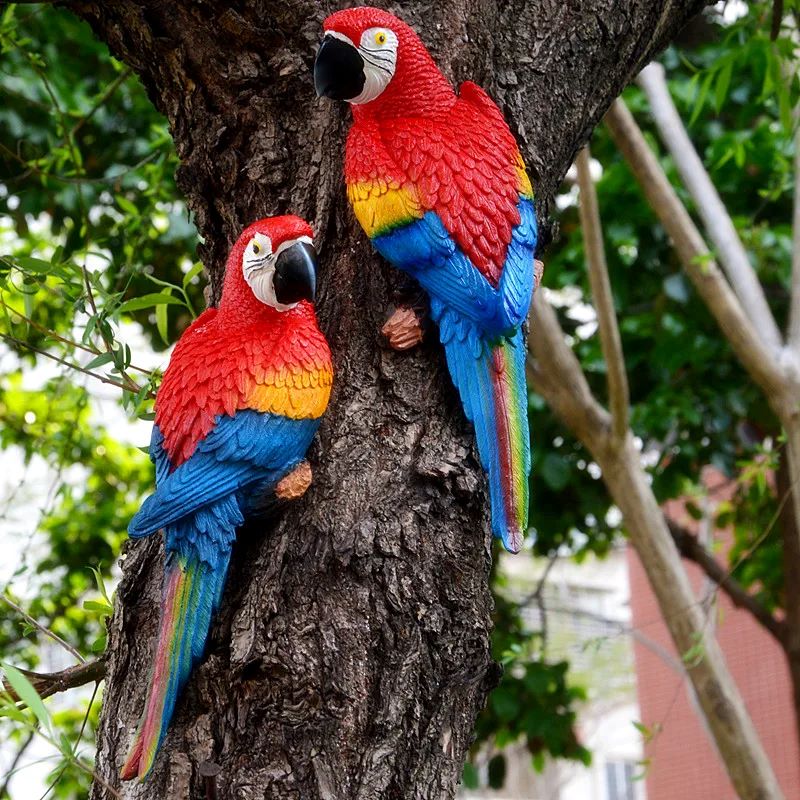 Resin Parrot Statue Wall Mount - Gardening Tools Store recensie en prijs
