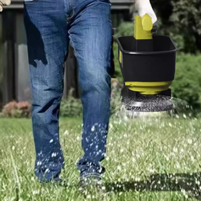 Portable seeder, automatic spr - Grass Seed Spreader recensie en prijs