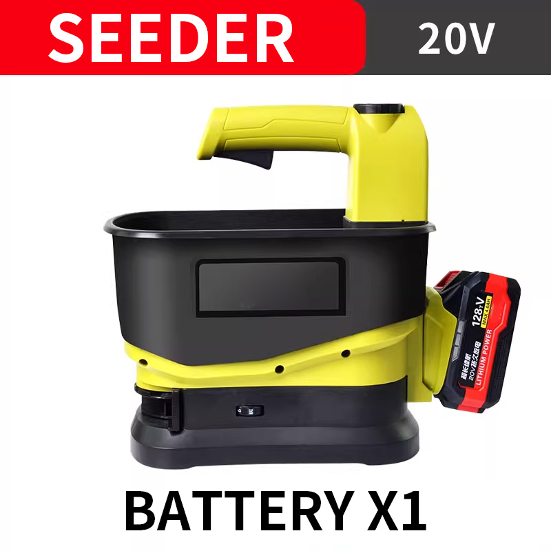 Portable seeder, automatic spr - Grass Seed Spreader recensie en prijs