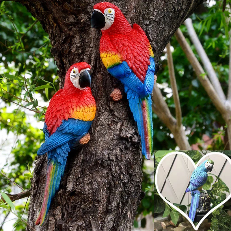 Simulation Resin Parrot Statue - Gardening Tools Store recensie en prijs