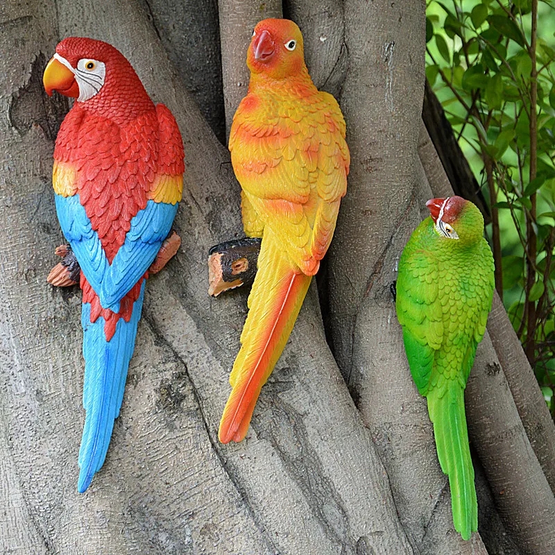 Simulation Resin Parrot Statue - Gardening Tools Store recensie en prijs