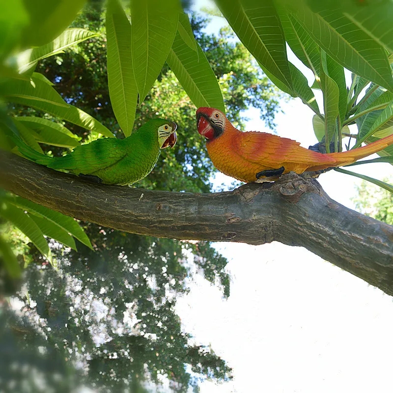 Simulation Resin Parrot Statue - Gardening Tools Store recensie en prijs