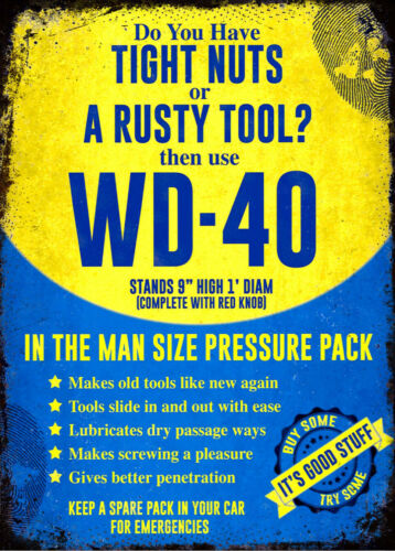 Vintage Retro WD40 Spray Garag - Gardening Tools Vintage recensie en prijs