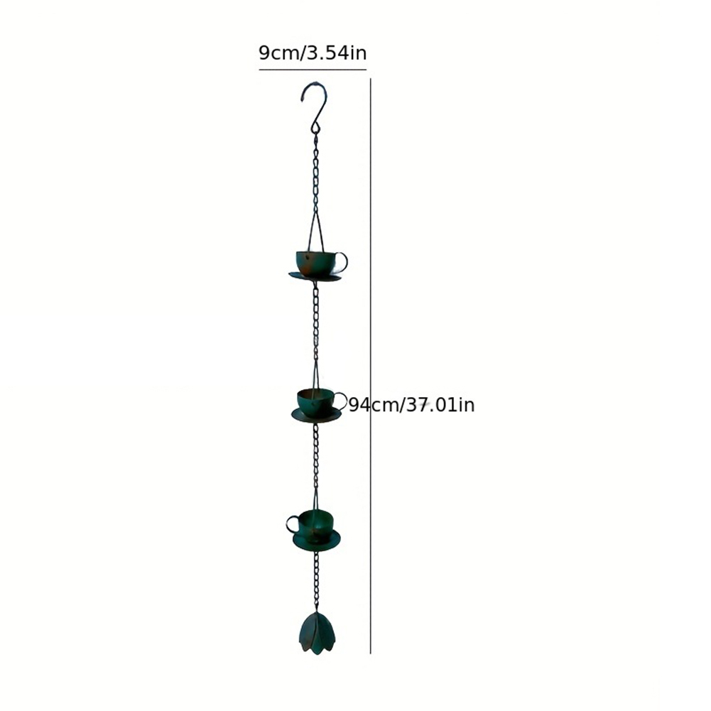 Teacup Rain Chain Decorative V - Gardening Tools Vintage recensie en prijs