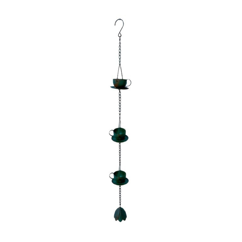 Teacup Rain Chain Decorative V - Gardening Tools Vintage recensie en prijs