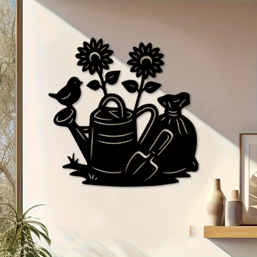 1Pcs Black Lacquered Metal Flo - Gardening Tools Vintage recensie en prijs