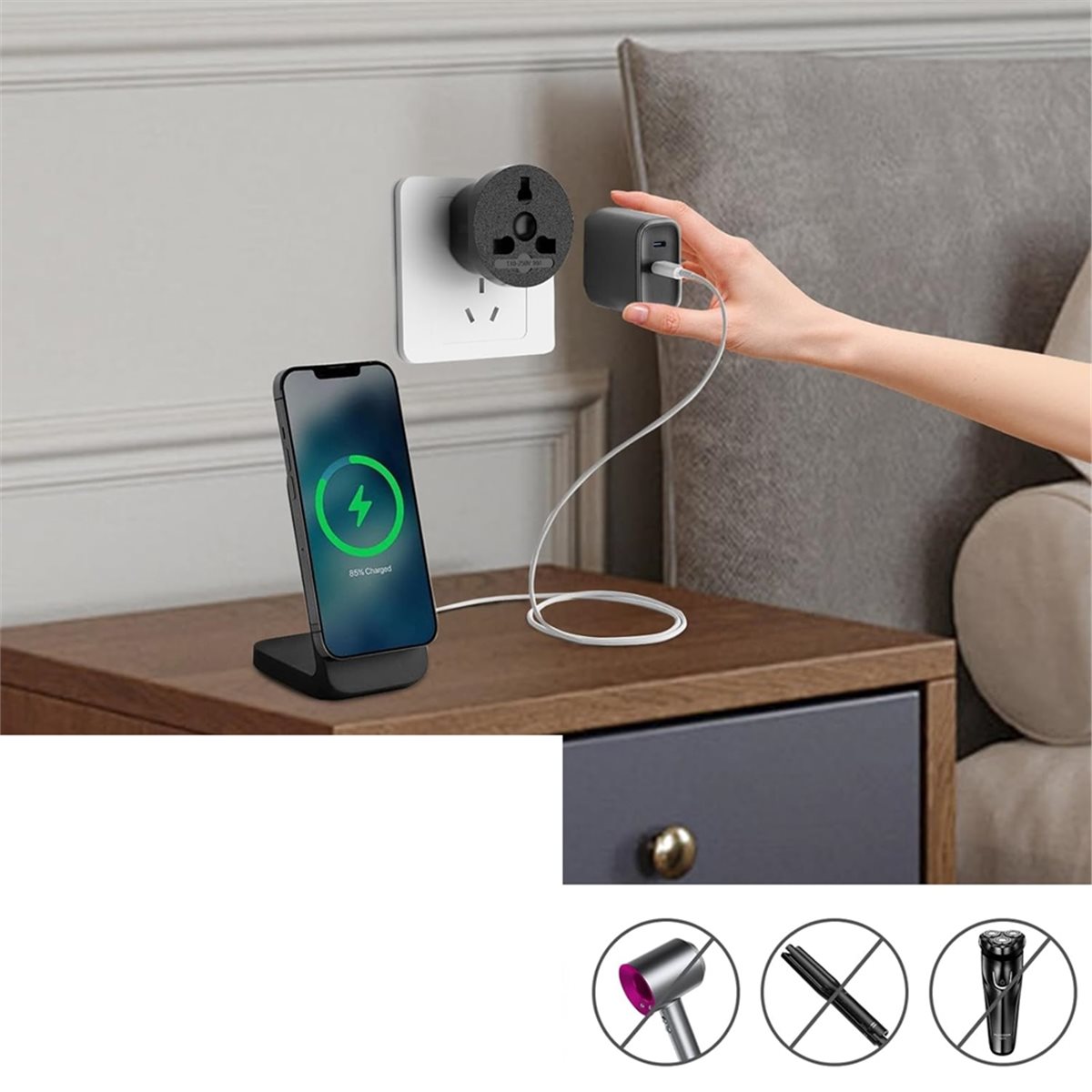 Reliable- 2PCS Travel Power Co - Gardening Tools Uk recensie en prijs