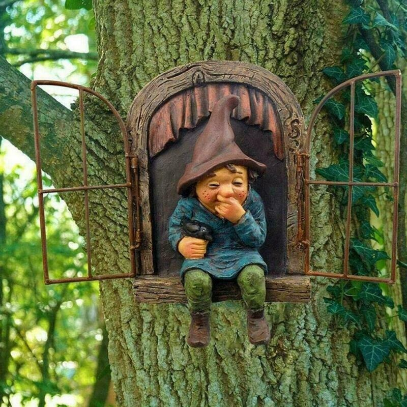 Naughty Garden Gnome Statue El - Gardening Tools Store recensie en prijs