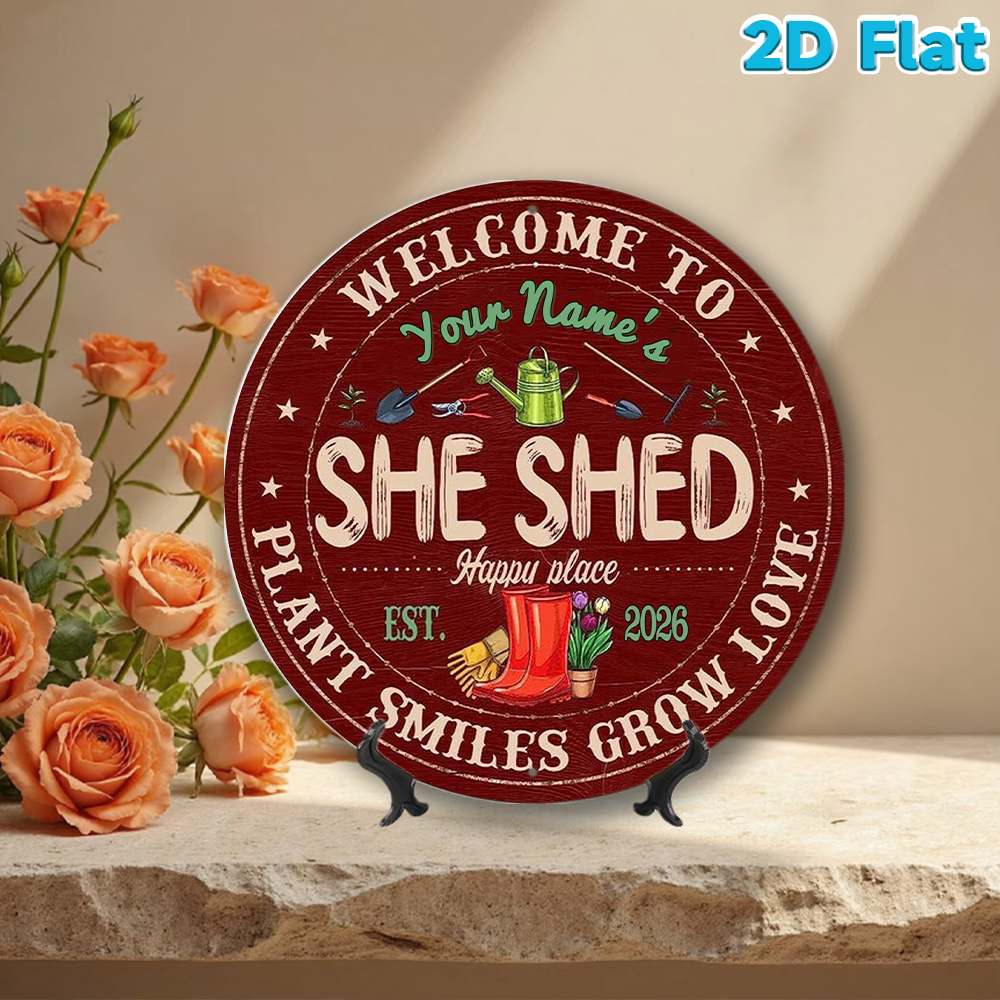 Custom Name & Year She Shed Ro - Gardening Tools Names recensie en prijs