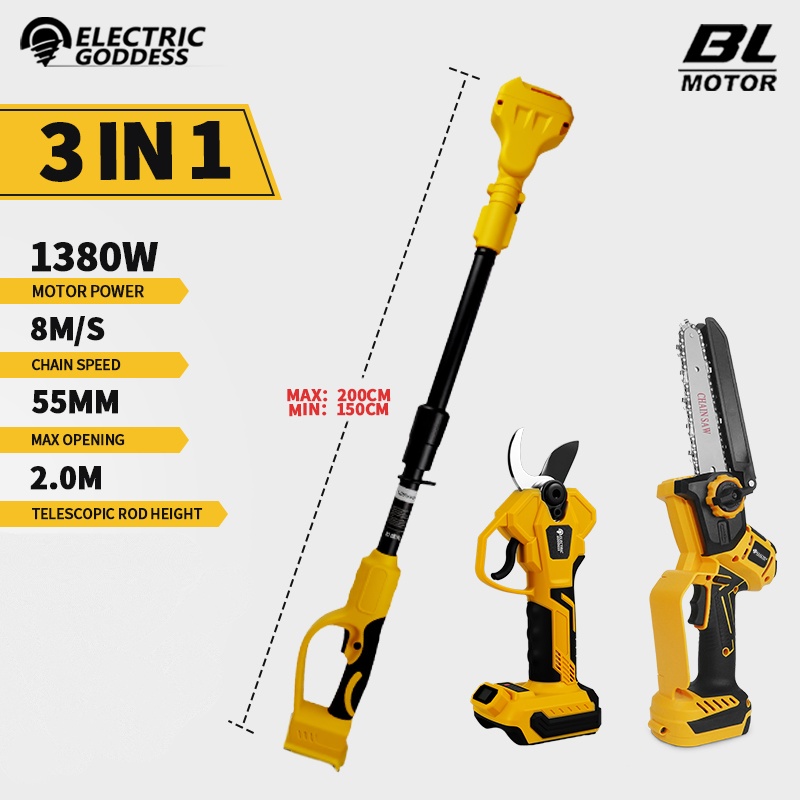 Brushless 6 Inch Electric Chai - Gardening Tools Basic recensie en prijs