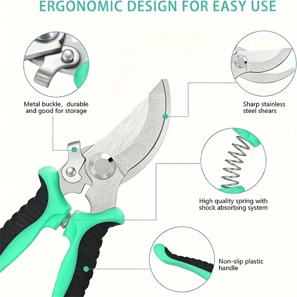 Bypass Pruner Stainless Steel  - Gardening Tools Scissors recensie en prijs